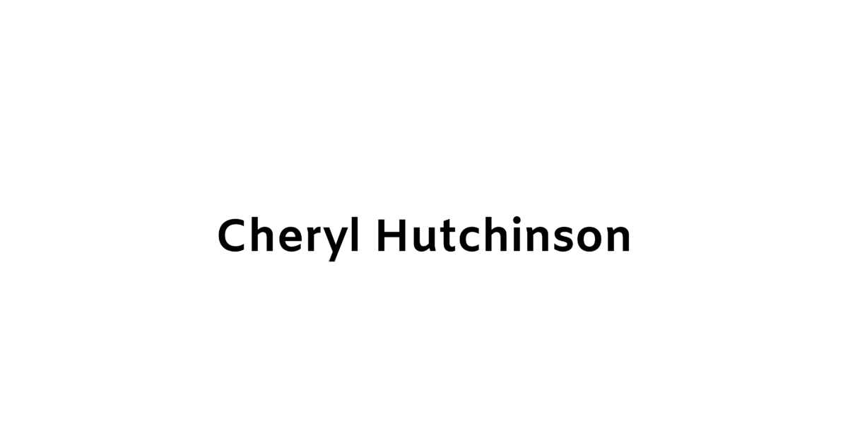 Cheryl Hutchinson