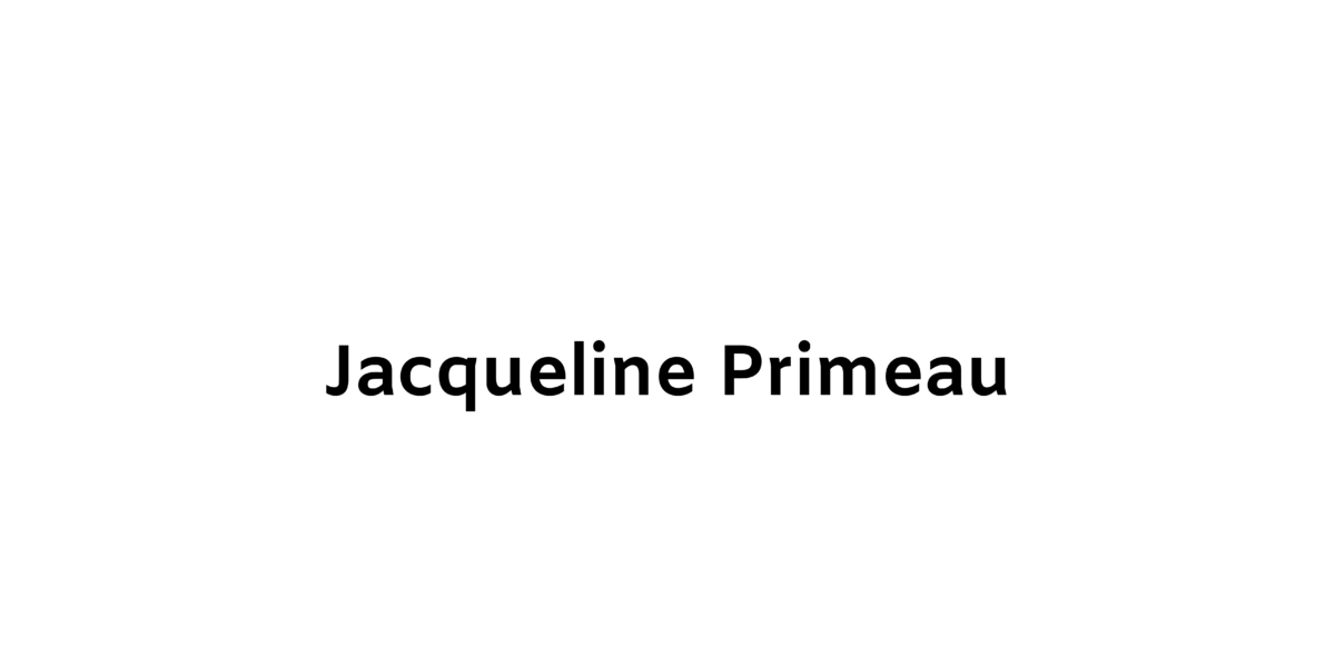 Jacqueline Primeau