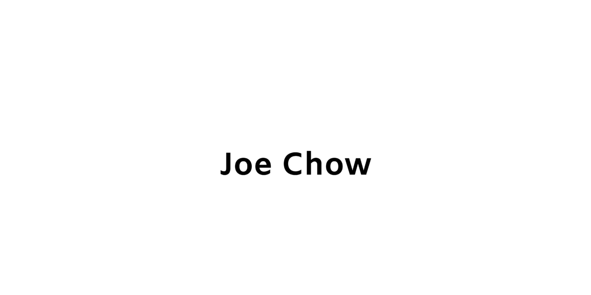Joe Chow
