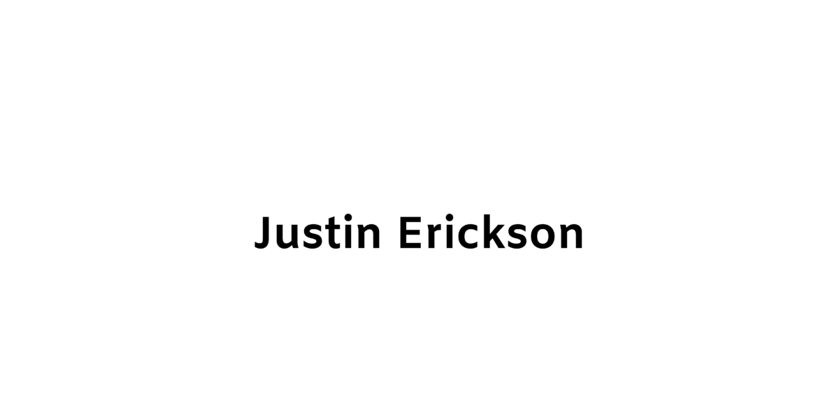 Justin Erickson
