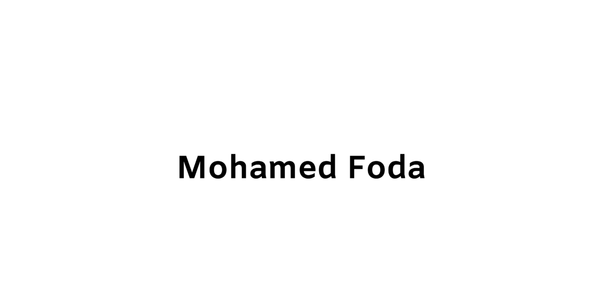 Mohamed Foda