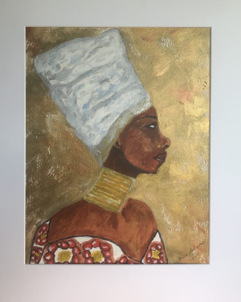African Woman - Golden Aspects and Moments, 2019